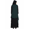 Shrug abaya- black-green Shrug abaya- black-green